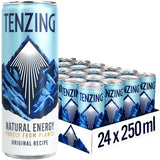 TENZING Natural Energy Drink, Plant Based, Vegan, & Gluten Free Drink, Raspberry & Yuzu