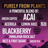 TENZING Natural Energy Drink, Plant Based, Vegan, & Gluten Free Drink, Raspberry & Yuzu