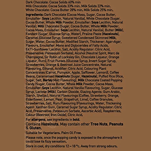 Holdsworth Chocolates Classics - Indulgent Collection an Impressive Assortment of Handmade Truffles Creams, Pralines and Caramels all Coasted with Milk, Dark or White Chocolate