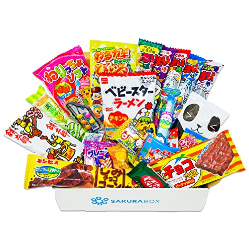 Japanese Snacks & Candy Box & English Pamphlet 30 x Dagashi Sweets Candy Valentines Gift