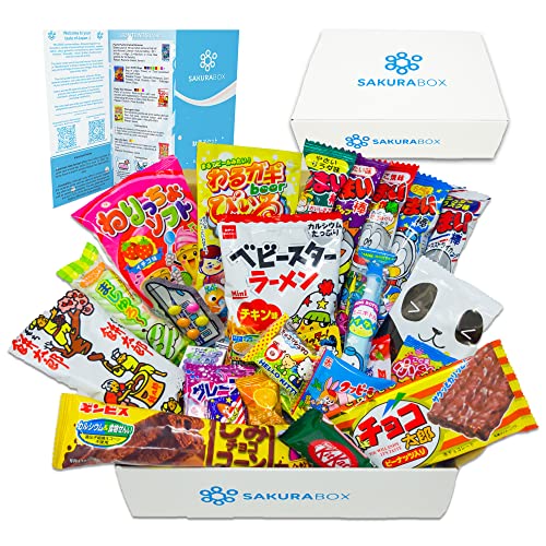 Japanese Snacks & Candy Box & English Pamphlet 30 x Dagashi Sweets Candy Valentines Gift