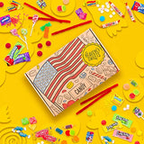 American Sweets Gift Box - 100+ Piece American Party Sweets Box - Birthday, Pinata, Easter, Laffy Taffy, Jolly Rancher Sweets, Sour Patch Kids Candy Hamper - Heavenly Sweets