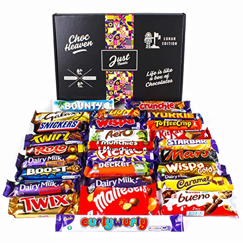 Chocolate Lovers Ultimate Hamper Lunar Box - Huge Selection of Your Favourite Chocolate Bars