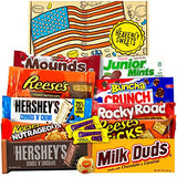 American Chocolate Gift Box Hamper - American Candy Sweets USA Treats Box - Reeses Hershey - Birthday, Chocolate Valentine Gifts for him Her - Heavenly Sweets