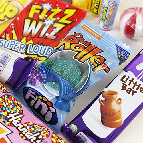 Retro Sweets Hamper: Just Treats Lunar Retro Sweets Gift Hamper: Jam Packed with the Best Ever Retro Sweets